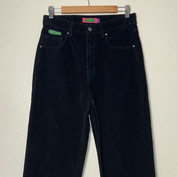 Empyre Tori 90s Corduroy Skate Pants Women's 8 Black 100% cotton Straight Leg - Picture 4 of 16